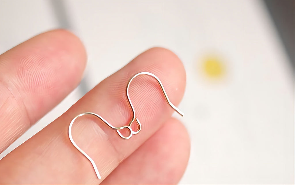 1 Pair- 14K Gold Filled Ear Wires, French Earring Hooks, Fish Hooks, Ear Wires for Jewelry Making BL004
