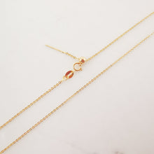 Load image into Gallery viewer, Adjustable Finished Cable Chain for Necklace With Spring Clasp, 18K Gold Plated, 18 Inch READY To WEAR Necklace Findings ZX029