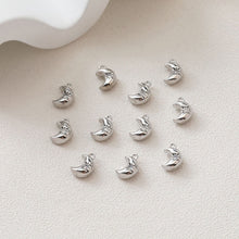 Cargar imagen en el visor de la galería, Dijes de estrella, luna, concha, triángulos, colgante de pavé cúbico de cristal, chapado en oro de 14 quilates, fabricación de collares, accesorios de joyería GZ407