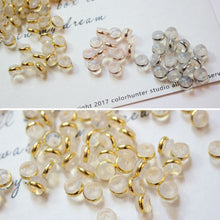Load image into Gallery viewer, 20PCS Ear Nuts, Gold Plated Earring Backs, Rubber Earring Stoppers, Wholesale Earring Findings ZZ015-ZX7008