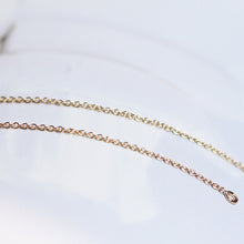 Load image into Gallery viewer, 14K Gold Filled Ear Threader, 85mm Threader Earrings, 0.6mm Flat Oval Chain Wire, Chain Earrings B004