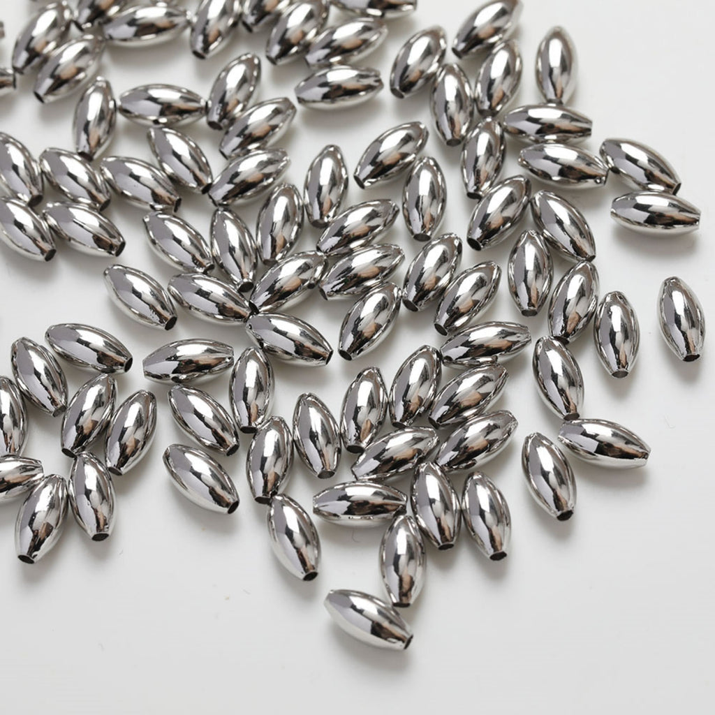 Rice spacer beads, 14K gold plated, spacing beads, necklace and earrings making beads, jewelry findings SC004