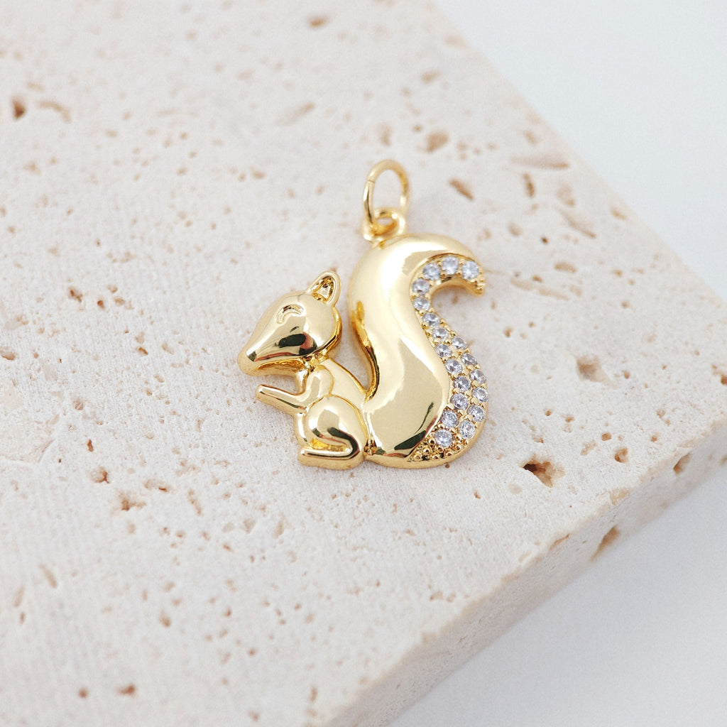 3D Pinecone Pendant, 18K Gold Plated Pine Cone Charms, 13x7.5mm, Necklace Making Charms, Earring Findings S1054