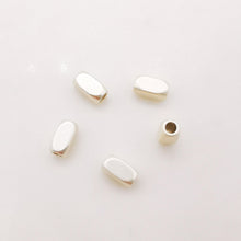 Load image into Gallery viewer, Matte Gold Plated Rectangular Cube Beads, Matte Gold Cube Beads, 6x3mm, Cube Bracelet Beads, Gold Plated Spacer Beads, Jewelry Finding S503