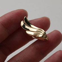 تحميل الصورة إلى عارض المعرض، مشبك سوار ذهبي على شكل ريشة، موصل سلسلة وصلات، مطلي بالذهب/الفضة عيار 14 قيراطًا، صنع قلادة، العثور على الموصل GT028