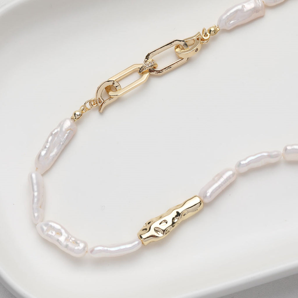 Irregular Link Connector, Link Chain Connector, 14K Gold Plated, Neckalce Bracelet Making Pendant, Jewelry Supply Finding GZ526