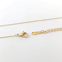 Load image into Gallery viewer, 14K Finished Necklace Chain, Oval Cable Necklace, 316L Stainless Steel, Oval Chain, Ready to Wear, 42+5cm/18.5 inch, JR003