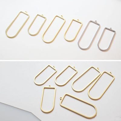 10pcs Arche Shape Openwork Pendant, 14K Gold/Silver/Matte Gold Plated Charm, Necklace Pendant, Jewelry Making Pendant ZZ089