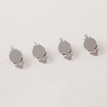 تحميل الصورة إلى عارض المعرض، مشبك غير مثقوب على أقراط الأذن، مع وسادة مسطحة ووسادات مطاطية مريحة، 10 مم، 12 مم، مطلي بالذهب/الفضة عيار 18 قيراطًا، أداة العثور على الأقراط بنفسك GZ147