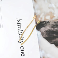 Load image into Gallery viewer, 10pcs 18k Real Gold Plated Earring Back with Chain Tassels, Hypoallergenic Earring Backs for Studs, Jewelry making Findings ZX364