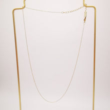 Load image into Gallery viewer, 10PCS 14K Gold Plated Necklace Chain, 316L Stainless Steel Necklace, 45cm/18 inch, Oval Cable Chain, P028