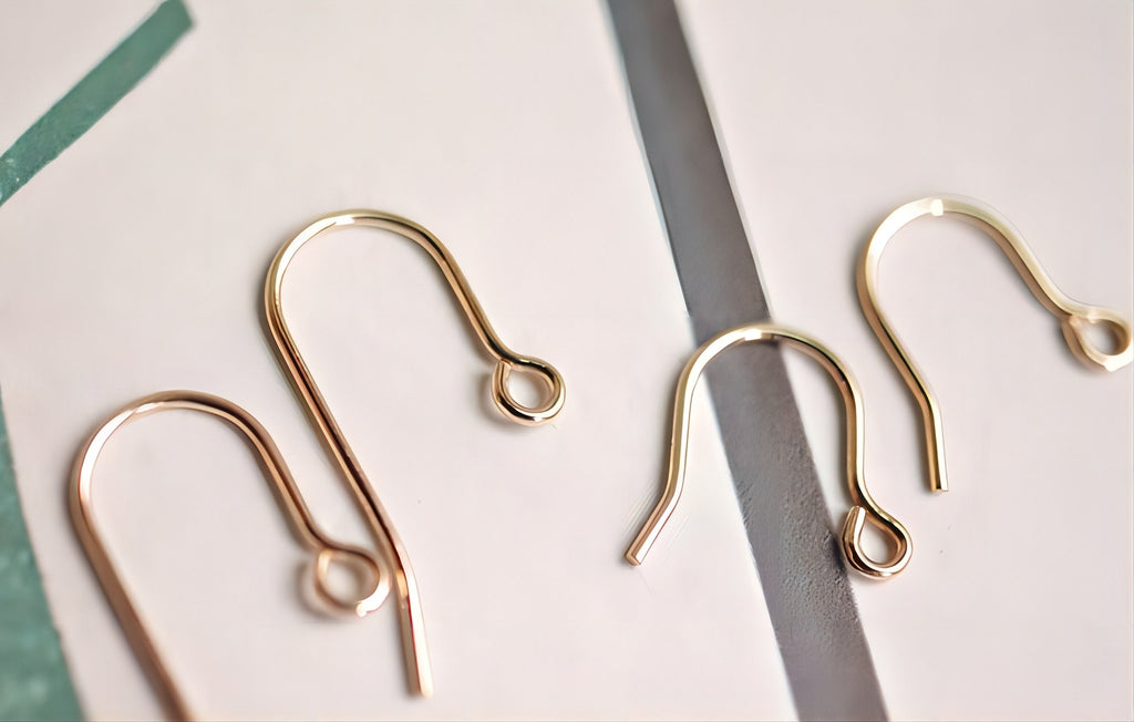 1 Pair- 14K Gold Filled Ear Wires, French Earring Hooks, Fish Hooks, Ear Wires for Jewelry Making BL004
