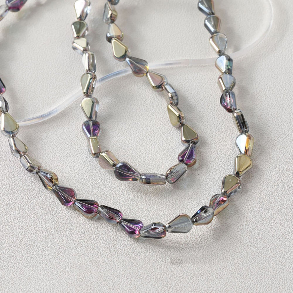 Drop Glaze Beads, 10.6m, Teardrop Glass Crystal Beads for Jewelry Making, Bracelet DIY Beads Finding GZ537