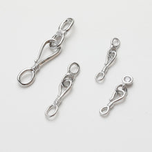 Load image into Gallery viewer, Fish Hook Clasp, Necklace Connector, 14K Gold/Silver Plated, Neckalce Bracelet Making Pendant, Jewelry Supply Finding JG008