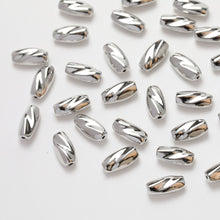 Load image into Gallery viewer, Rice spacer beads, 14K gold plated, necklace and earrings making beads, jewelry findings SC002