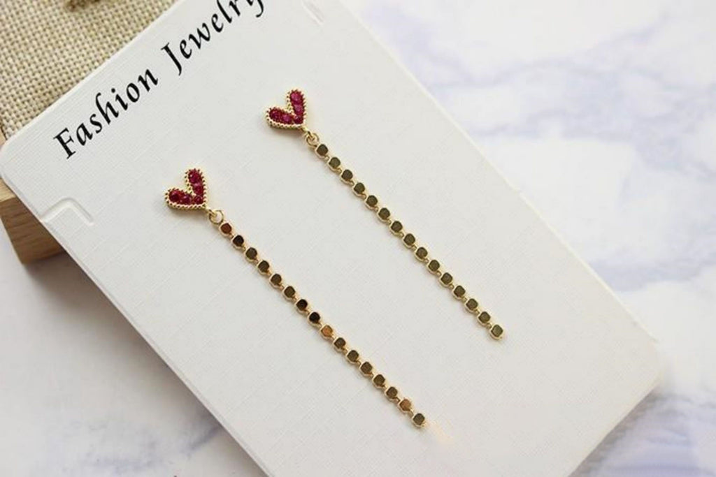 10PCS Cubic Heart Earring Post, Dainty 14K Gold Plated Brass Stud Earring With Loop, S925 Silver Ear Pin,Ear Post,Earring Finding Z056/bb012