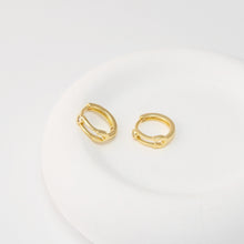 Load image into Gallery viewer, CZ Pave Earring Hoop, Gold Plated Huggie Hoop Earring, Hollow Leverback Earring, DIY Earring  Findings,Handmade Earring Supplies D0509-D0528