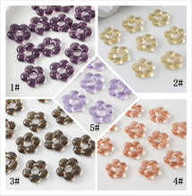 Load image into Gallery viewer, 4pcs Flowers Glaze Beads, 24.7mm, Glaze Loose Beads for Jewelry Making, Bracelet DIY Beads Finding GZ280