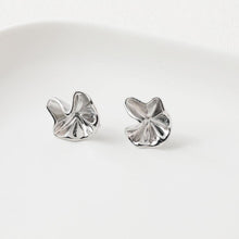 Load image into Gallery viewer, Irregular Niche Ear Post With Loop, S925 Silver Ear Pin Nickel Free Earrings, Gold/Silver Ear Stud, Hypoallergenic Earring Findings BB014