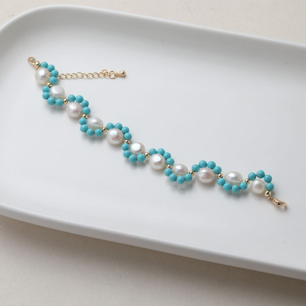 Cuentas redondas de concha turquesa, 4 mm, 6 mm, 8 mm y 10 mm, lisas para hacer joyas, cuentas DIY GE130