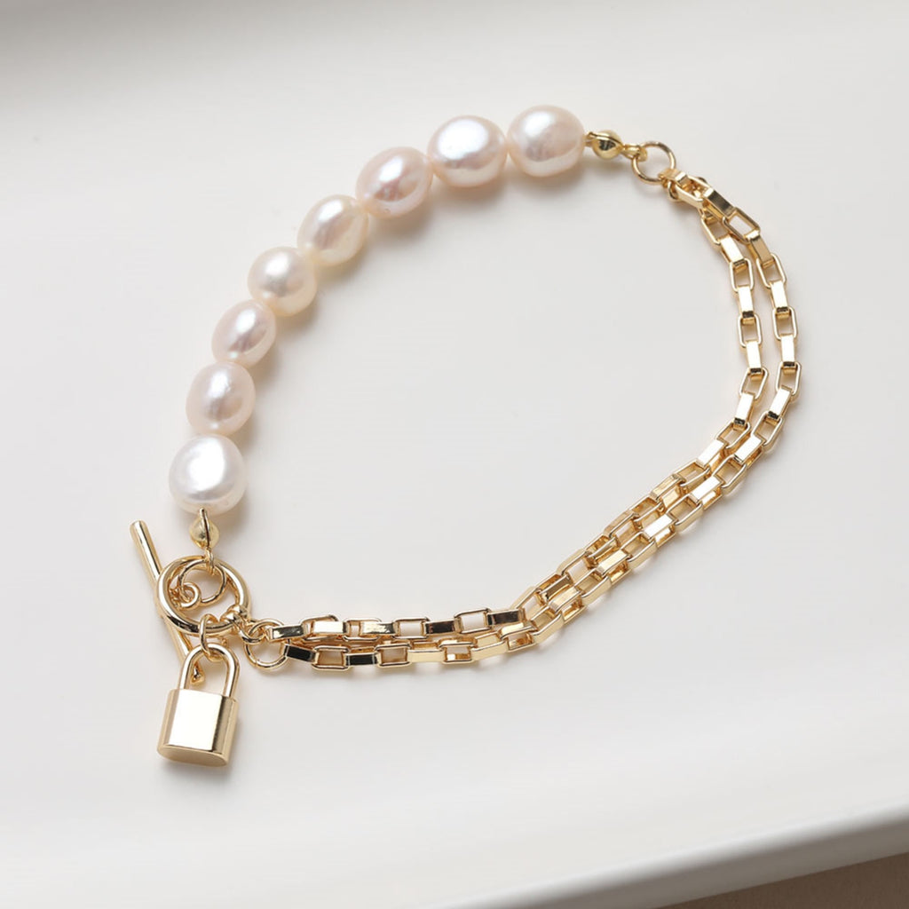 Unfinished Box Chain With Lock OT Clasp, Bracelet Making Chain, 14K Gold, Silver, White, Necklace Making Chian, Jewelry Findings JG038