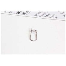 Load image into Gallery viewer, 20pcs- Hoop Earring Finding, 20mm, 30mm, 14K Gold Plated Nickel Free Oval Earring Hoops, DIY Earring Charms, Earring Making Findings Z087