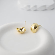 Load image into Gallery viewer, C Shape Earrings | 18K Gold Plated, S925 Sterling Silver Ear Pin, Finished Earring C040