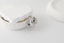 Load image into Gallery viewer, C Shape Earrings | Rhodium Plated, Silver Moon-shaped Post Earring, S925 Sterling Silver Ear Pin, Finished Earring