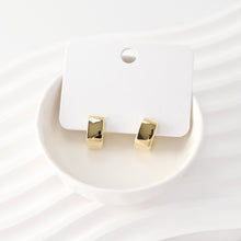 Load image into Gallery viewer, C Shape Earrings | 18K Gold Plated， S925 Sterling Silver Ear Pin, Finished Earring