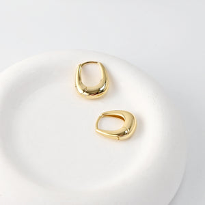 18K Gold-Plated Hoop Earrings | Finished Earrings