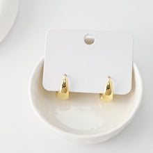 Load image into Gallery viewer, 18K Gold-Plated Hoop Earrings, Round Hoops, Hoop Earrings | Finished Earrings