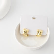 Load image into Gallery viewer, C Shape Earrings | 18K Gold Plated, S925 Sterling Silver Ear Pin, Finished Earring