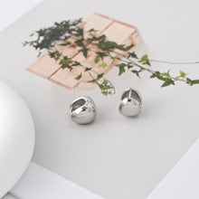 Load image into Gallery viewer, Rhodium Plated Hoop Earrings, Silver Color Round Hoops,Hoop Earrings | Finished Earrings