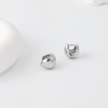 Load image into Gallery viewer, Rhodium Plated Hoop Earrings, Silver Color Round Hoops,Hoop Earrings | Finished Earrings