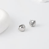 Rhodium Plated Hoop Earrings, Silver Color Round Hoops,Hoop Earrings | Finished Earrings