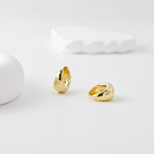 Load image into Gallery viewer, 18K Gold-Plated Hoop Earrings, Round Hoops, Hoop Earrings | Finished Earrings