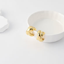 Load image into Gallery viewer, C Shape Earrings | 18K Gold Plated, S925 Sterling Silver Ear Pin, Finished Earring