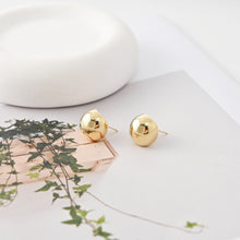 Load image into Gallery viewer, C Shape Earrings | 18K Gold Plated, S925 Sterling Silver Ear Pin, Finished Earring