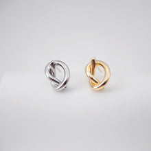 Load image into Gallery viewer, Knotted Earring Post Earrings, Gold/Silver Earring Post, Hypoallergenic, Earring Findings, Handmade Earring Supplies ZX251