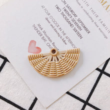 Load image into Gallery viewer, 10pcs Fan Shape Pendant, Resin Pendant for Jewelry Making, DIY Beads Finding MY013