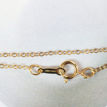 Load image into Gallery viewer, 16/18 inch-14K Gold Filled Finished Chain- 1.25mm Flat Cable Chain with Spring Clasp, Ready for Wear, Finished Oval Chains, B003