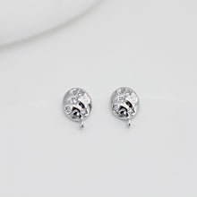 تحميل الصورة إلى عارض المعرض، أقراط دائرية مطروقة، عمود ذهبي للقرط مع حلقة، مضاد للحساسية، نتائج القرط، لوازم صنع الأقراط يدويًا D0418