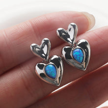 تحميل الصورة إلى عارض المعرض، قرط ذهبي على شكل قلب، أقراط من الذهب عيار 14 قيراطًا خالية من النيكل، دبابيس أذن من الفضة الاسترلينية S925، قرط أذن على شكل قلب مع حلقة GZ759