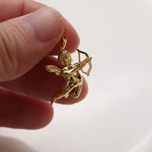Load image into Gallery viewer, Angel Charms, 14K Gold Plated Cupid pendants for Necklace and Bracelet, Jewelry Findings GZ400