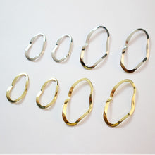 Load image into Gallery viewer, Irregular Openwork Pendant, 14K Gold/Silver Plated Charm, Necklace Pendant, Jewelry Making Pendant ZZ087