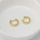 Cubic Zirconia Ear Hoop, Gold Plated Huggie Hoop Earring, Leverback Earring, DIY Earring  Findings, Handmade Earring Supplies D0512-D0555