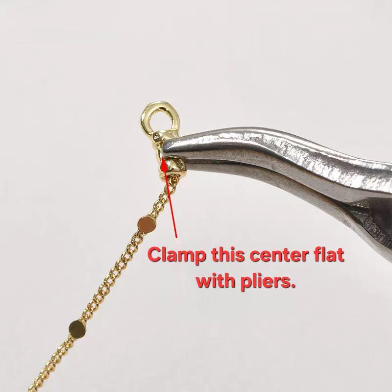 10pcs 14K Gold Plated Crimp End, Cord ends, Chain Crimps, Jewellery Making Findings GE134