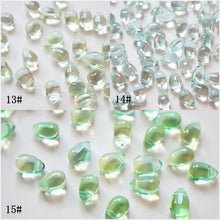 Load image into Gallery viewer, Teardrop Glass Beads, Drop Beads, 6*9mm, Crystal Glass Loose Beads for Jewelry Making, DIY Beads Finding GZ276