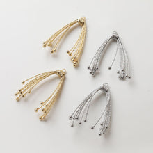 Load image into Gallery viewer, Chain Tassel Pendant, Fireworks Pendant, 14K Gold Plated Earring Chain Pendant, Earring Findings GZ743