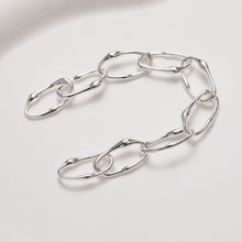 Load image into Gallery viewer, 14K Gold Oval Chain Charm, Cut to Size, Necklace Bracelet Making Finding, Chain Connecor for Jewelry Making GZ264